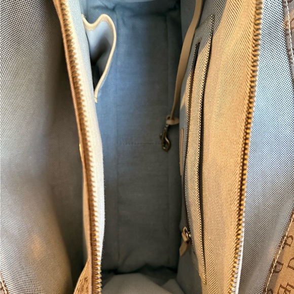 Dooney & Bourke Brown and Cream Satchel Bag - Picture 15 of 16